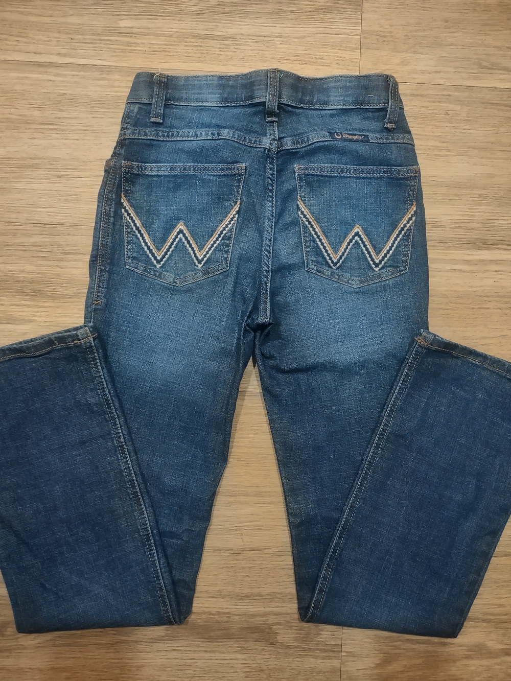 Wrangler Women's Blue Straight-Leg Jeans